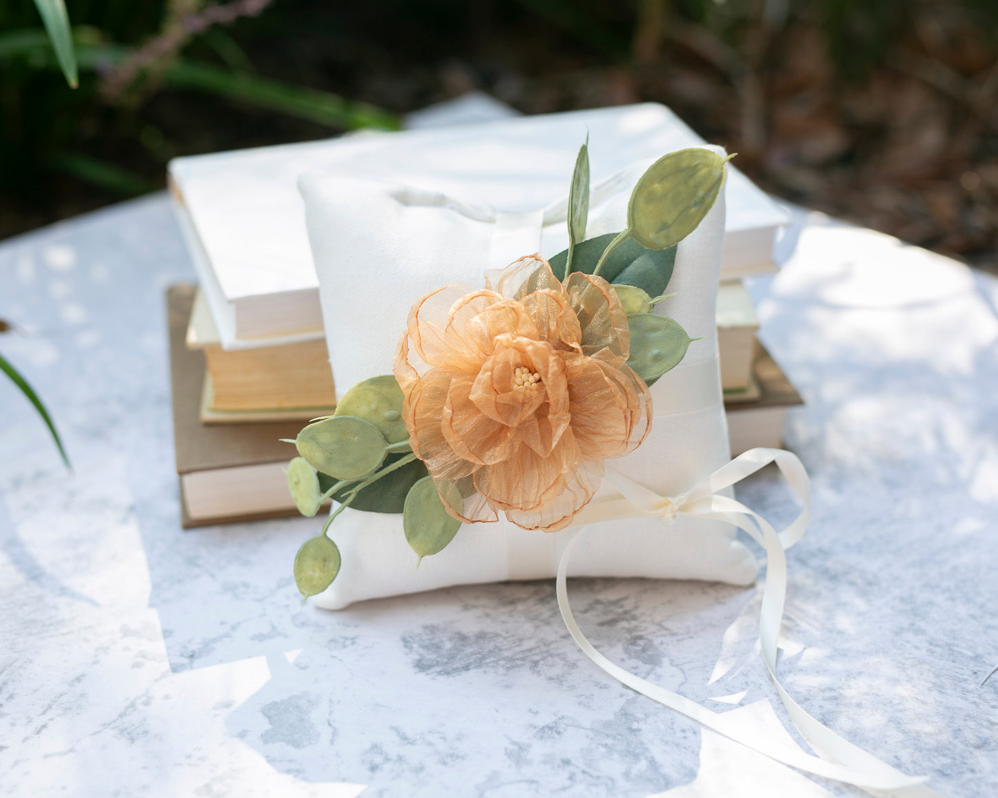 August Ring Bearer Pillow