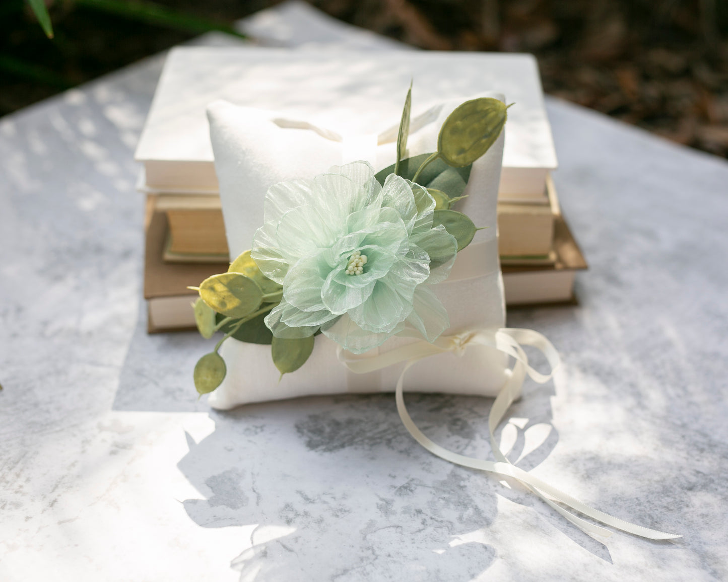 August Ring Bearer Pillow