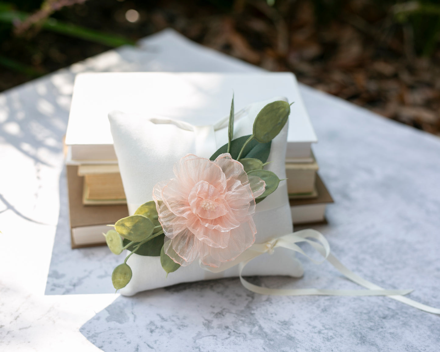 August Ring Bearer Pillow