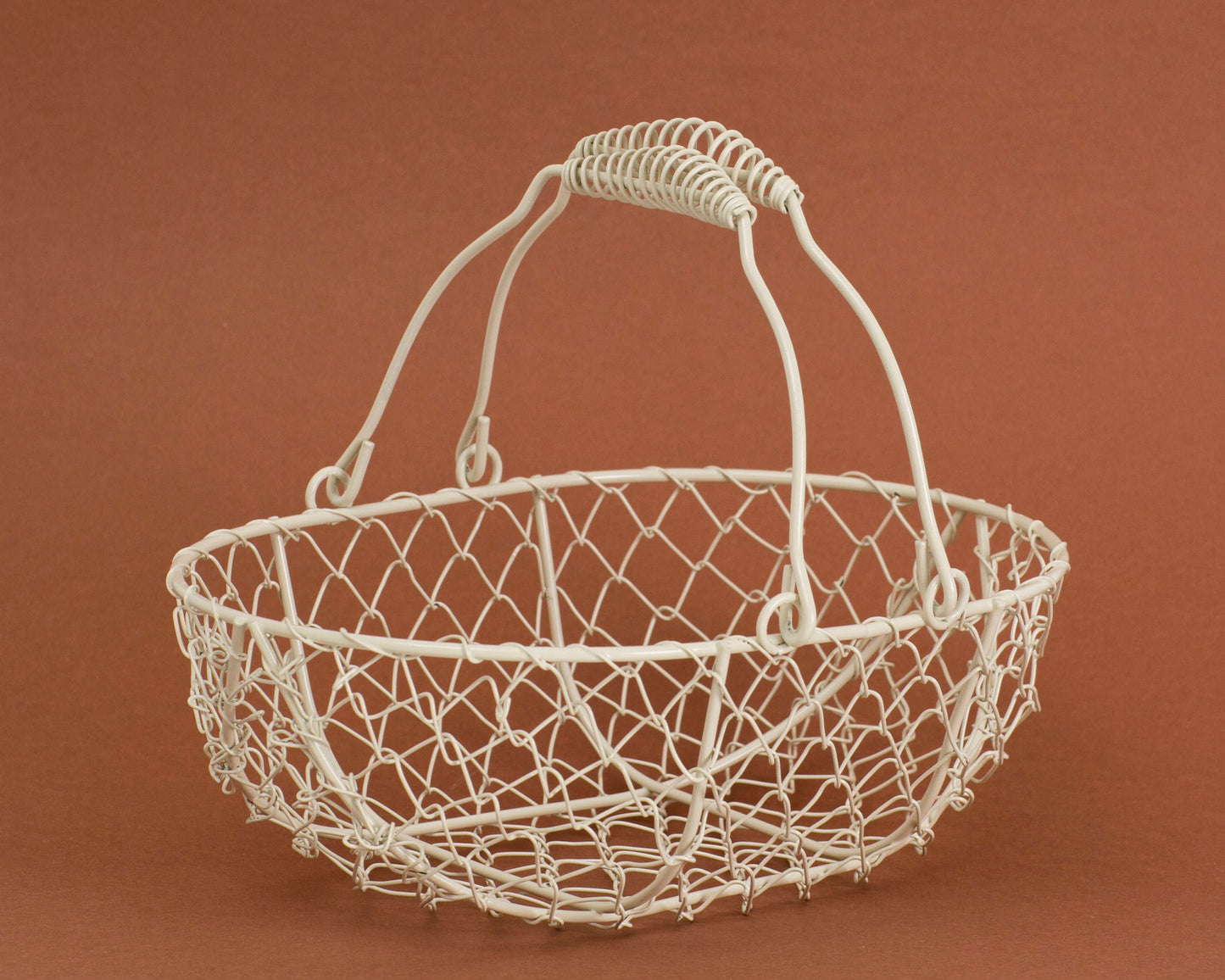 Champagne Gold Oblong Wire Basket