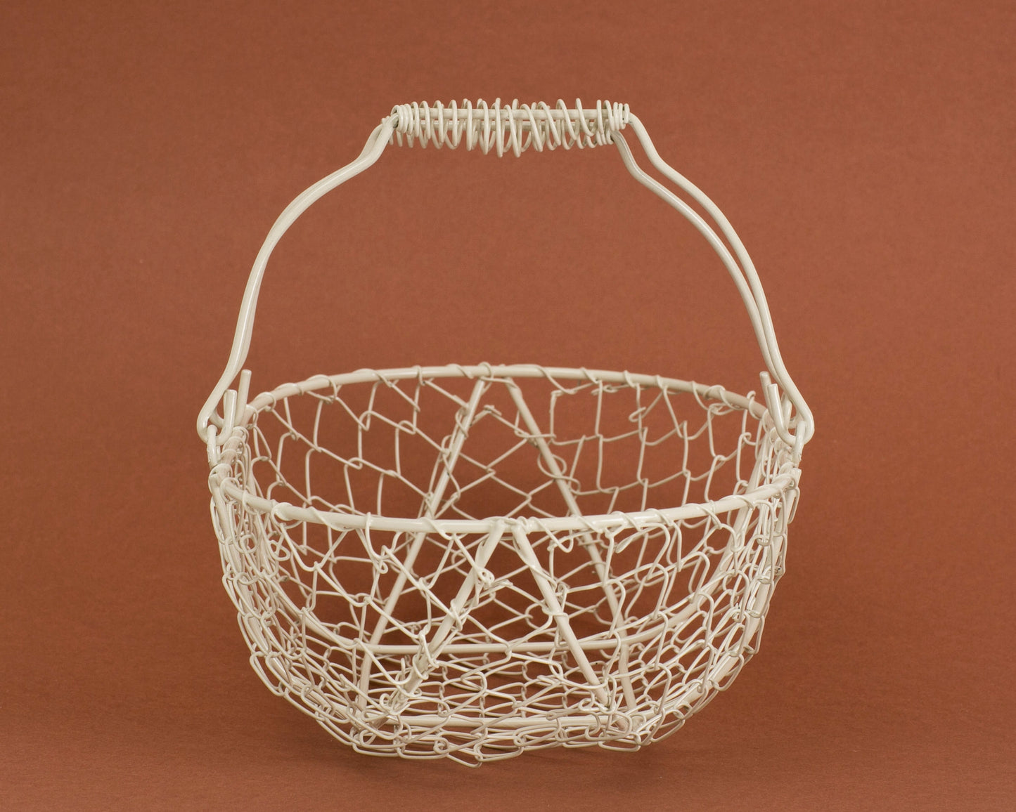 Champagne Gold Oblong Wire Basket