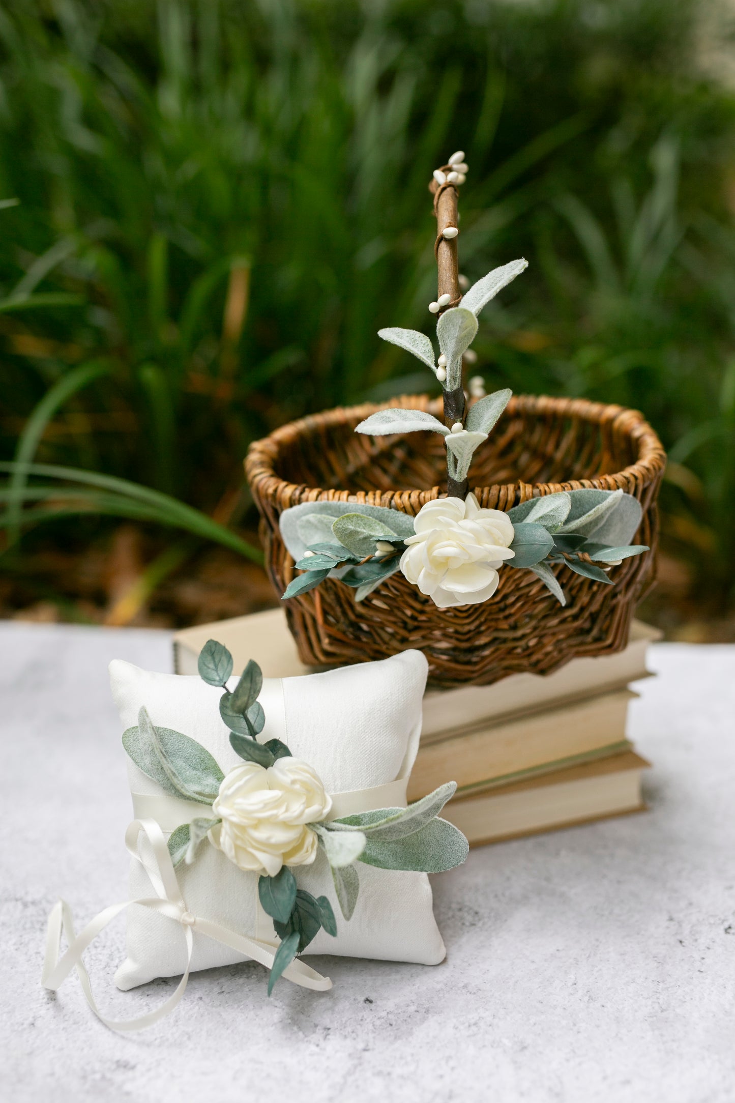 Grace Flower Girl Willow Basket