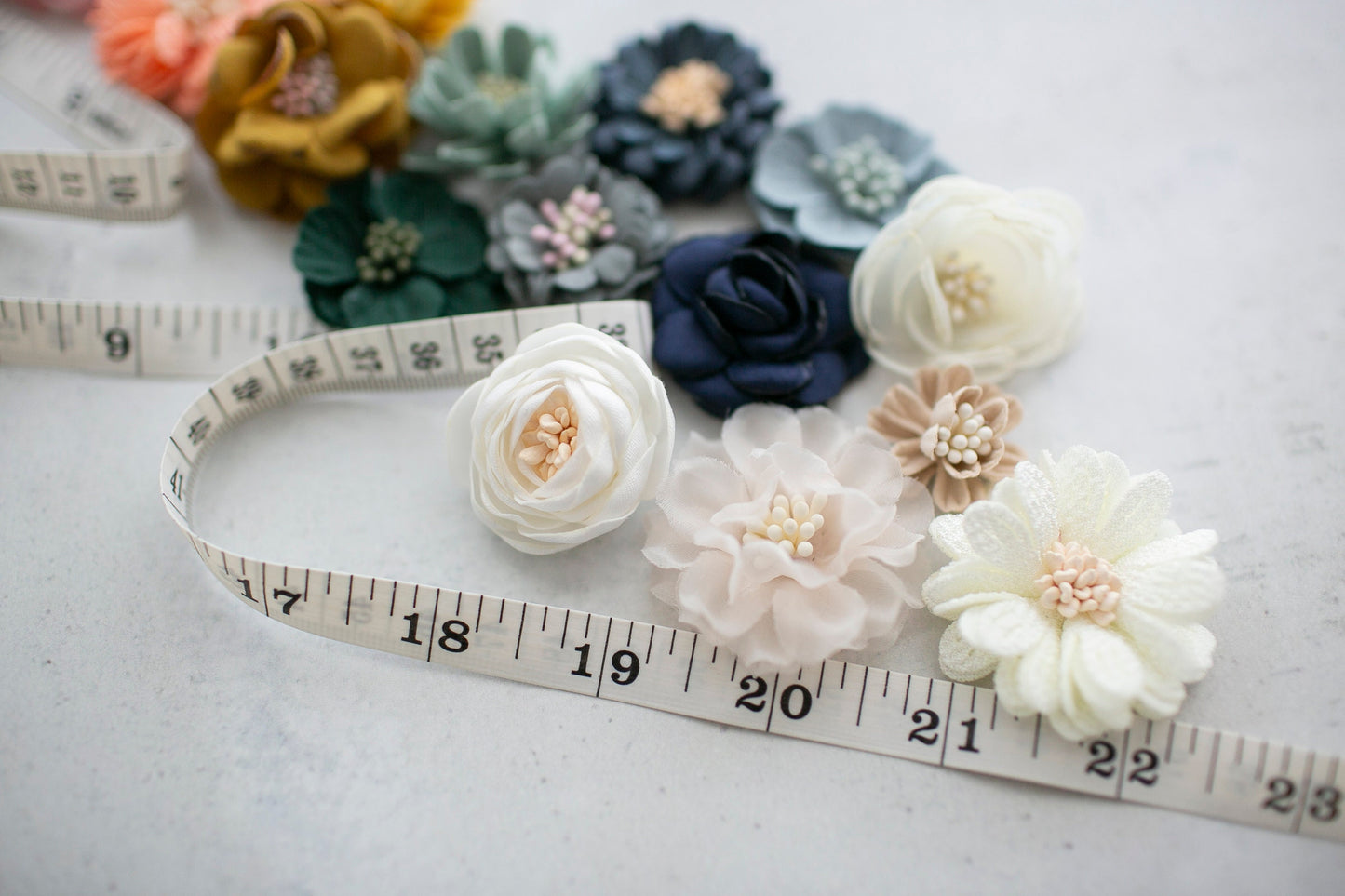 Mini Millinery Fabric, Woven and Felt Flowers