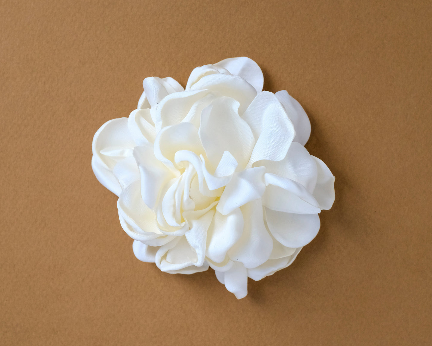 Ivory or White Satin Floppy Bloom