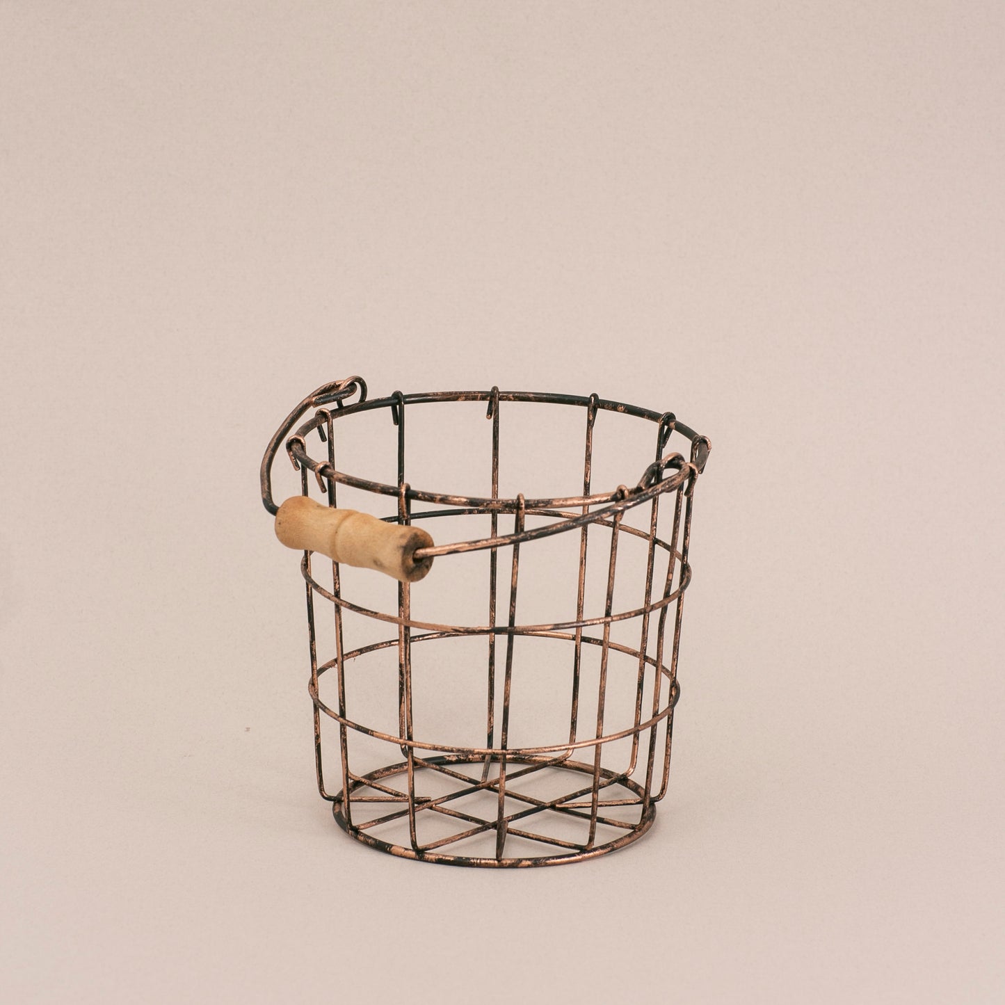 Bronze and Copper Wire Pail