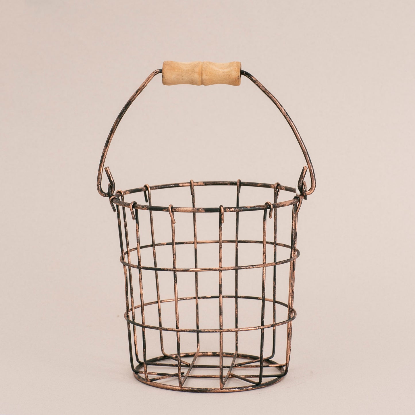 Bronze and Copper Wire Pail