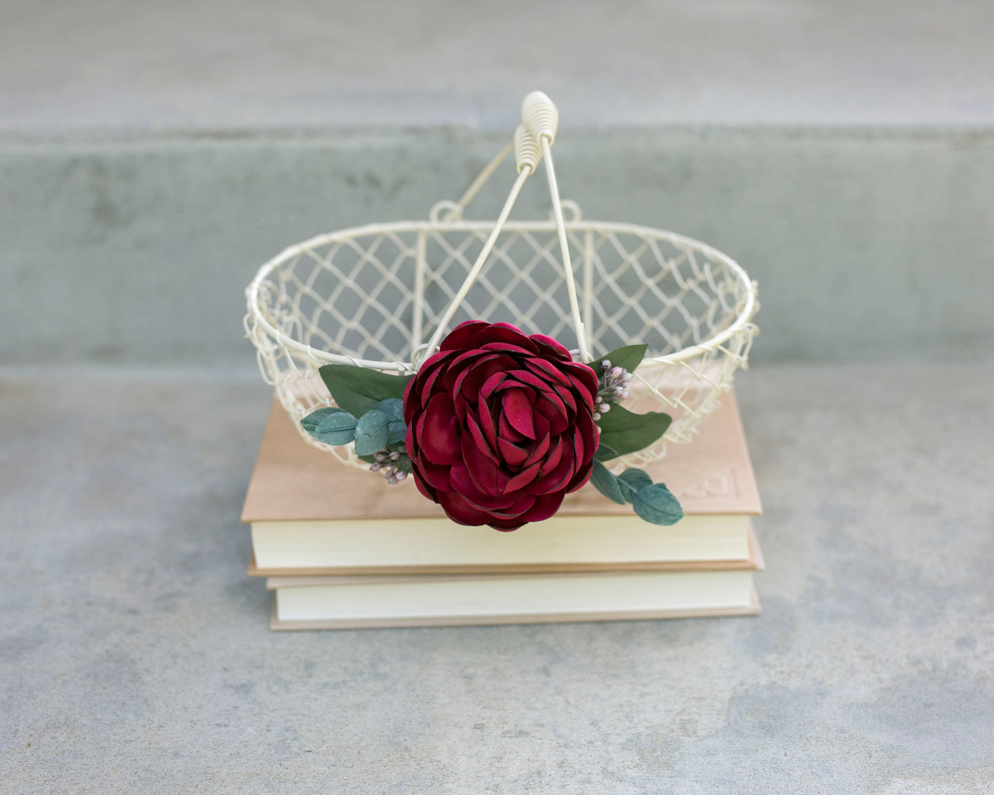Anastasia Flower Girl Basket set Choose your Color