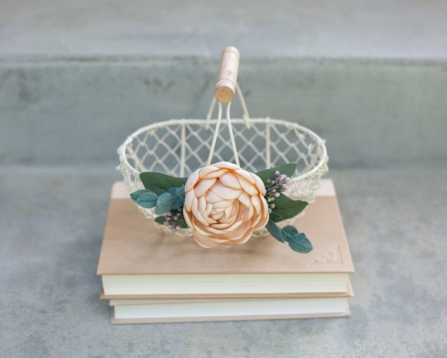 Anastasia Flower Girl Basket set Choose your Color