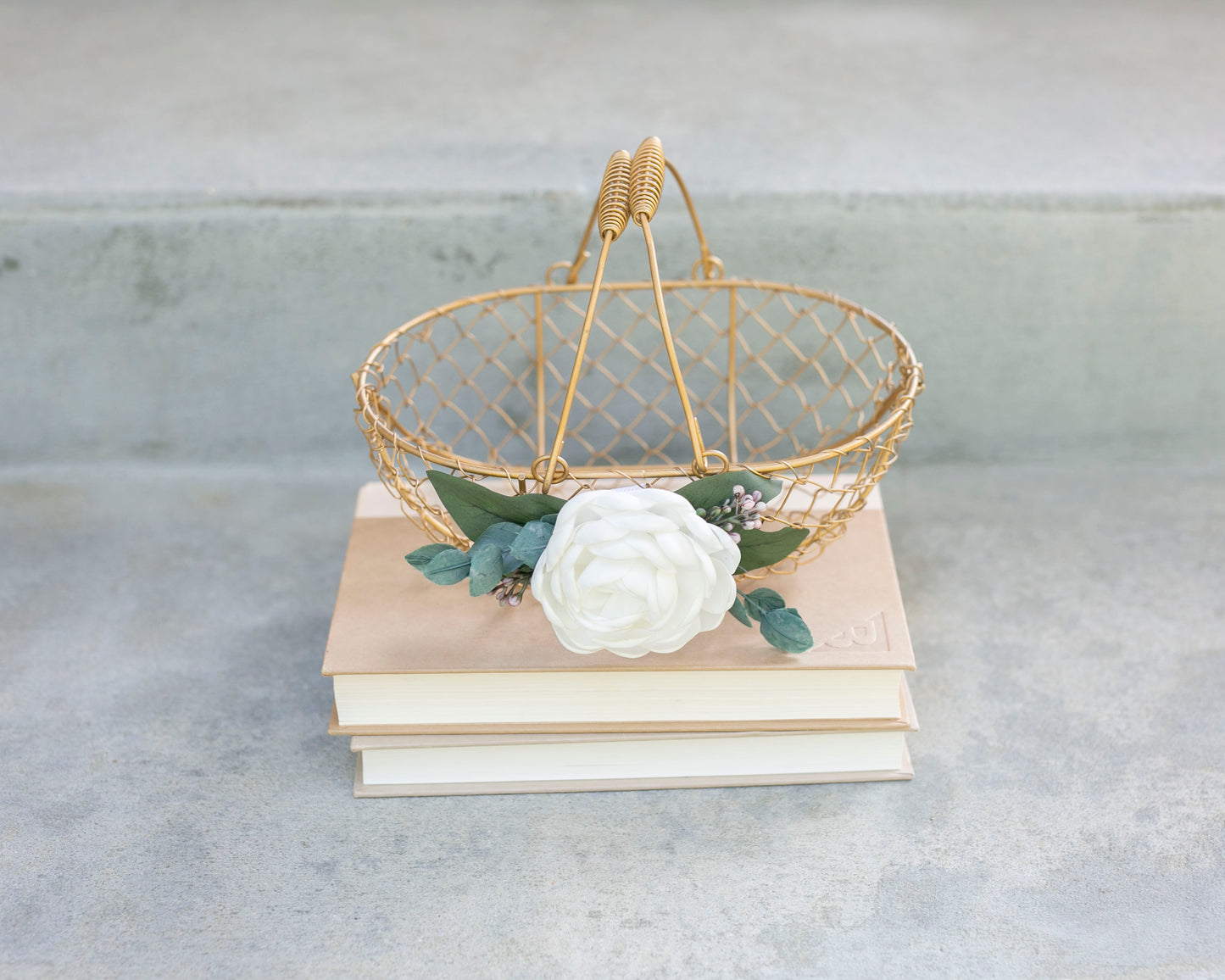 Anastasia Flower Girl Basket set Choose your Color