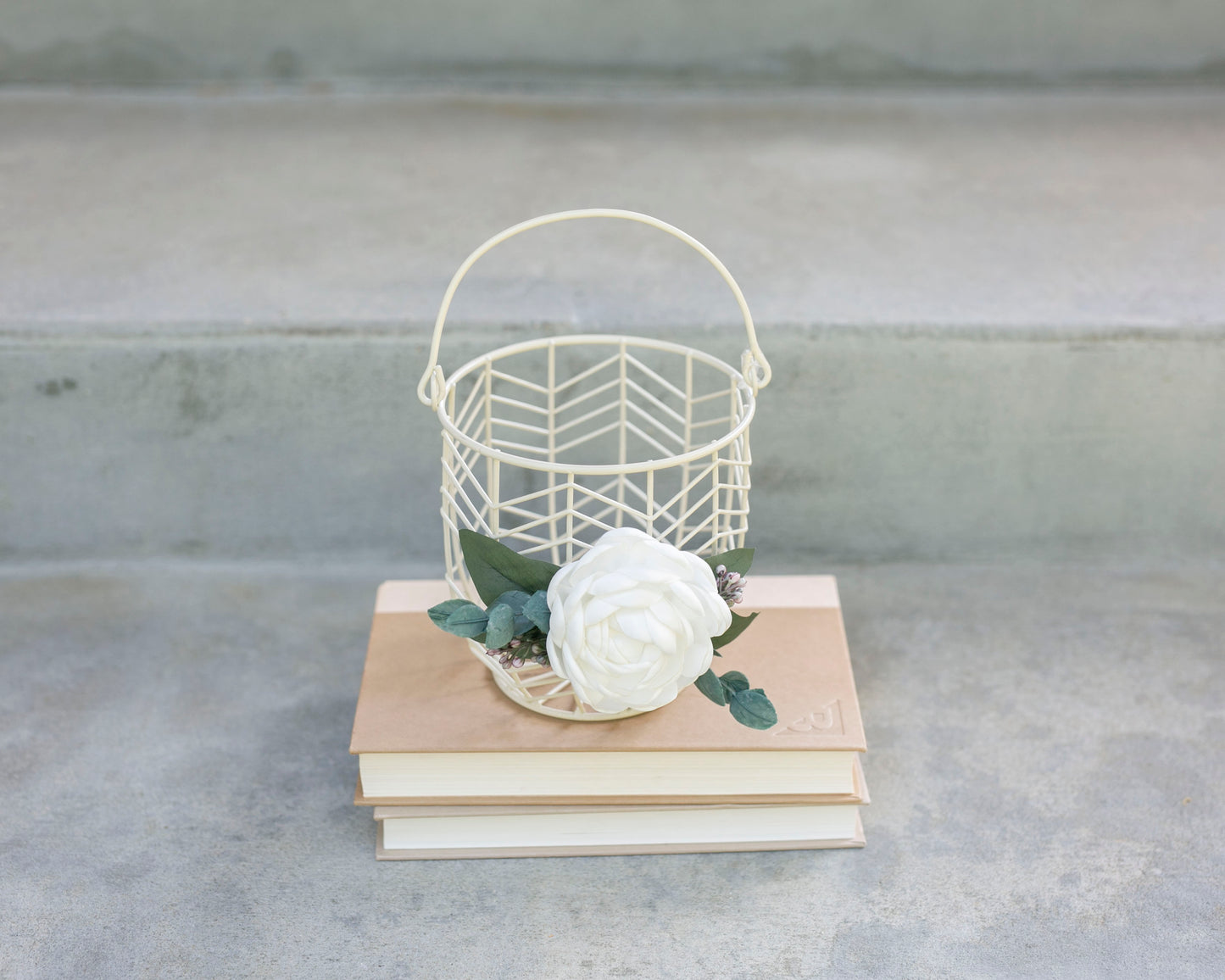 Anastasia Flower Girl Basket set Choose your Color