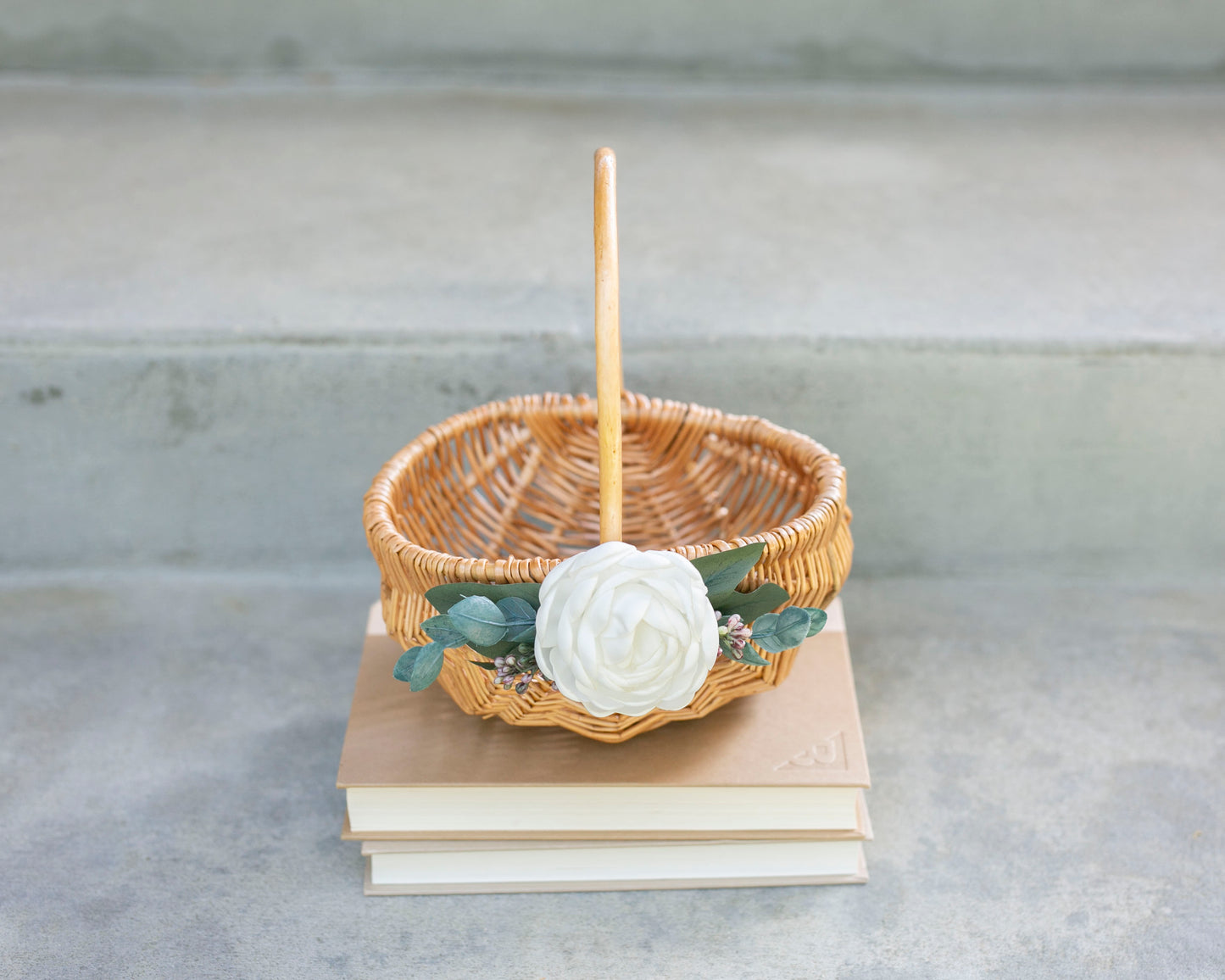 Anastasia Flower Girl Basket set Choose your Color