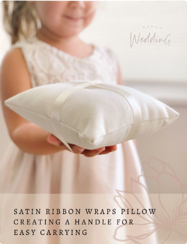 August Ring Bearer Pillow