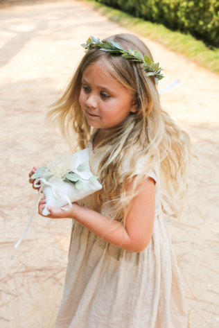 August Ring Bearer Pillow
